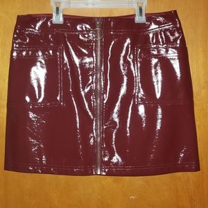 Wild Fable Leather mini skirt